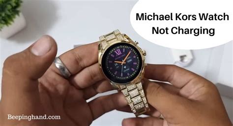 michael kors watch not turning on